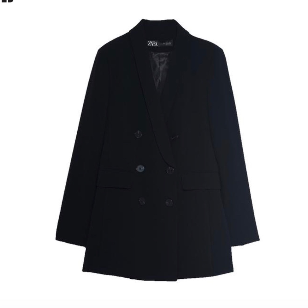 Zara Tuxedo Style Women's Crepe  Pants Suit  Jacket XL/ Pants XXL